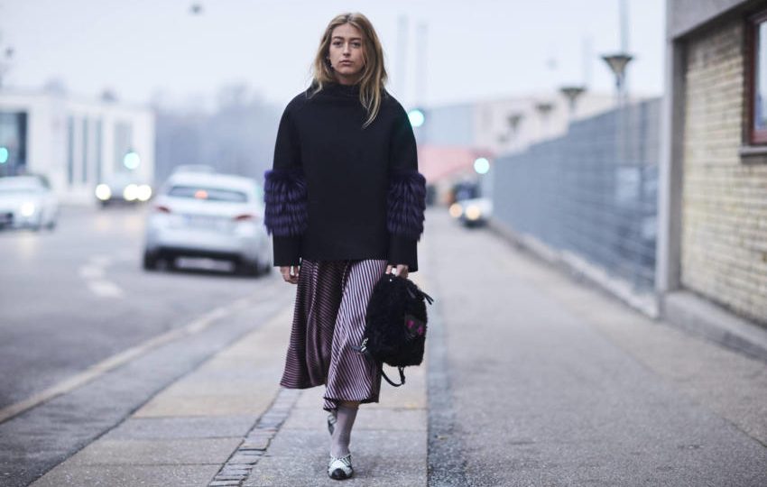 jak nosić midi zimą?