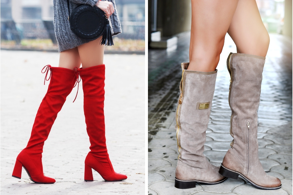 kozaki z szerokimi cholewkami