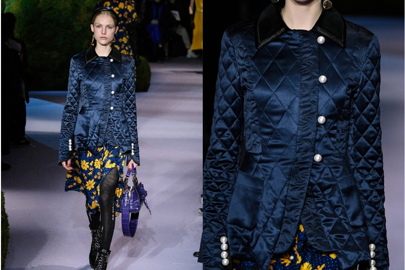 Czarna kurtka pikowana damska będzie świetnie wyglądać na każdej figurze