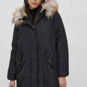 Czarna kurtka Only z kapturem