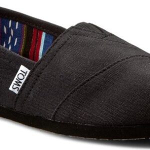 Czarne espadryle Toms