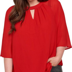 Czerwona tunika Zizzi