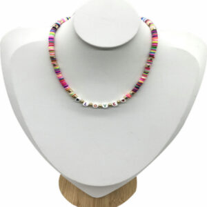 Fashion Manufacturer CHOKER KORALIKI BOHO LITERKI NAPIS LOVE