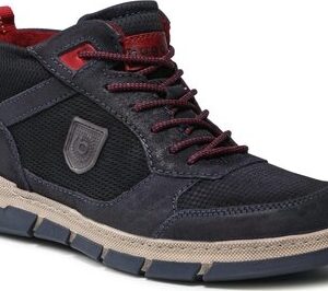 Granatowe buty zimowe Bugatti