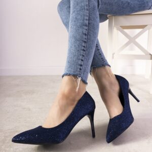 Granatowe czółenka Gemre.com.pl