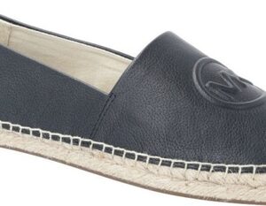 Granatowe espadryle Michael Kors ze skóry w stylu casual