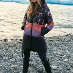 Kurtka Naoko w stylu casual z dresówki krótka