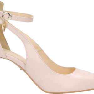 Szpilki Wojas ze spiczastym noskiem na średnim obcasie z klamrami